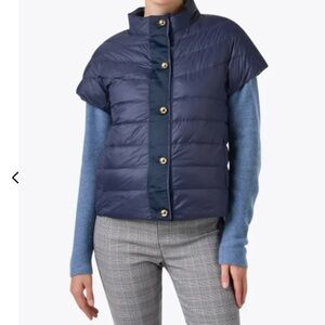 Cortland Park Black Greenwich Short Sleeve Puffer Jacket Size Medium